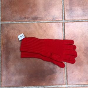 NWT J Crew red gloves